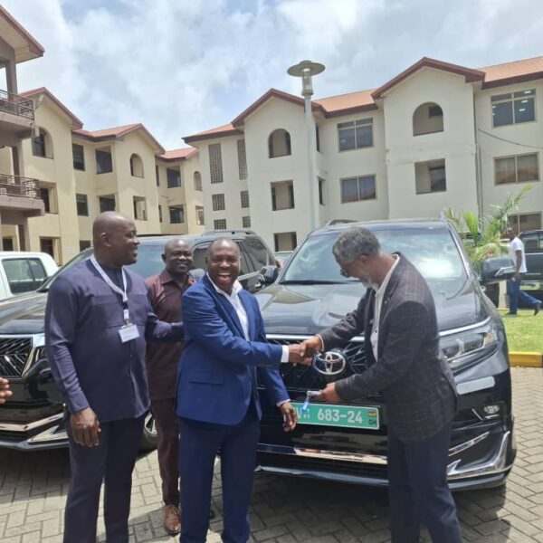 ATECOE RECIEVES LAND CRUISER PRADO FROM GTEC