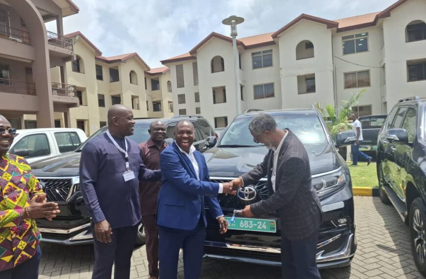 ATECOE RECIEVES LAND CRUISER PRADO FROM GTEC